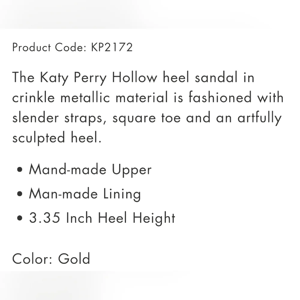 Katy Perry Hollow Heel Sandal - Picture 10 of 10